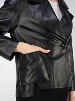 Куртка кожаная натуральная Турция блейзер