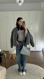 STELLA MINI серая - складка кожи 44