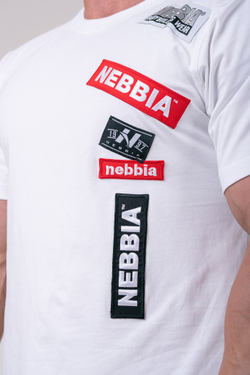 Мужская футболка Nebbia Labels T-shirt 171 white