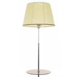 Citilux Линц CL402973T Торшер хром со столиком и кремовым абажуром