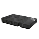 Набор органайзеров UNO (сет 2) в комплекте 5 штук цвет графитовый