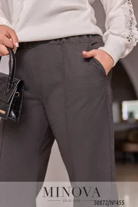 Брюки 455-серый Minova