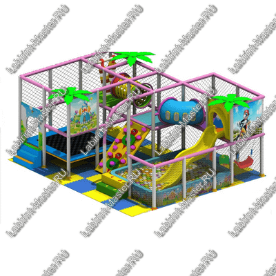 Детский игровой лабиринт "Прогулка мотоциклиста"