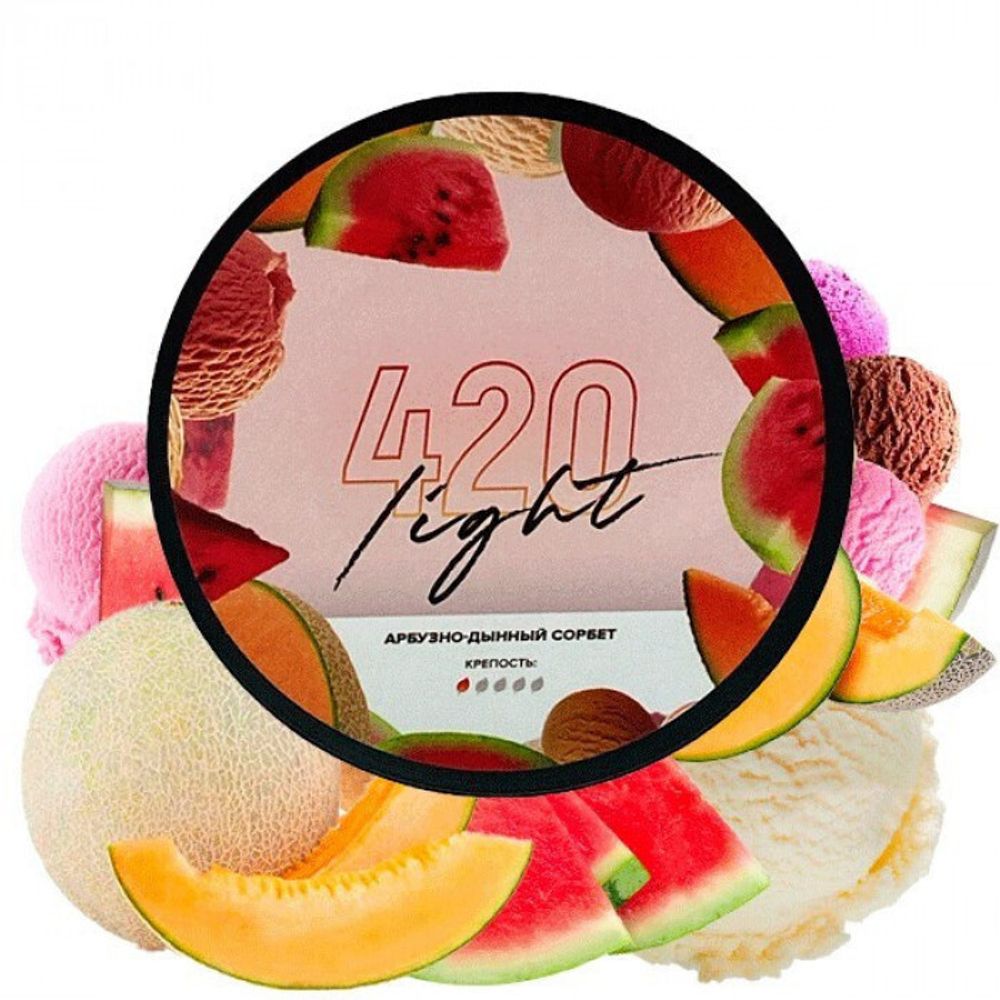 420 Light Line - Watermelon Melon Sorbet (100g)