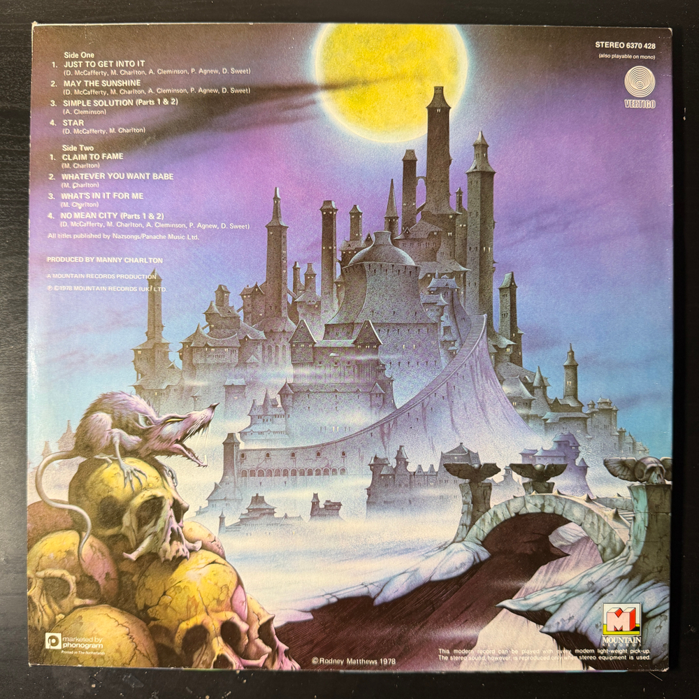 Nazareth – No Mean City (Голландия 1978г.)