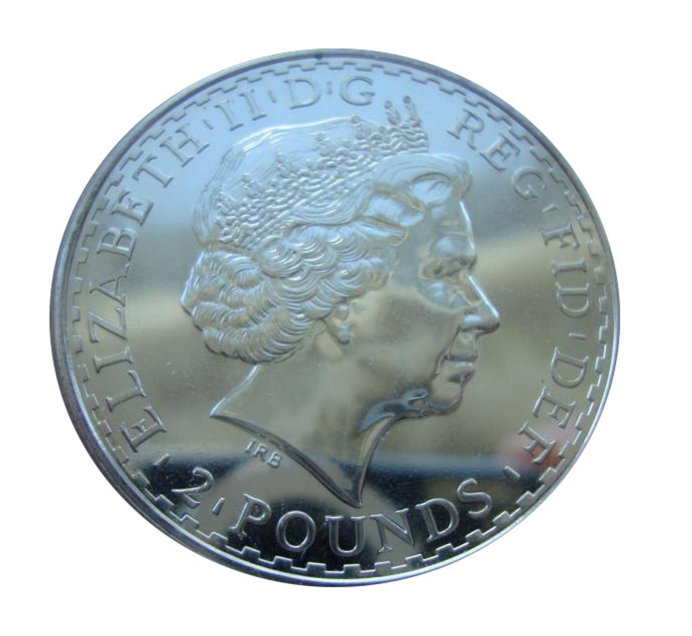 Великобритания 2 фунта 2008 Британия СЕРЕБРО 2