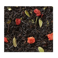 Черный ароматизированный чай Клубника со взбитыми сливками Конунг 500г