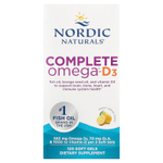 Nordic Naturals, Complete Omega™-D3, лимон, 120 капсул