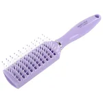 Расческа для волос скелетная, 22,5х4,5 см, продувная, фиолетовая/белая, MONTE VITA (МОНТЕ ВИТА), 457420