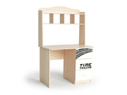 Стол письменный МАМА "Машина", Шимо светлый/Белый