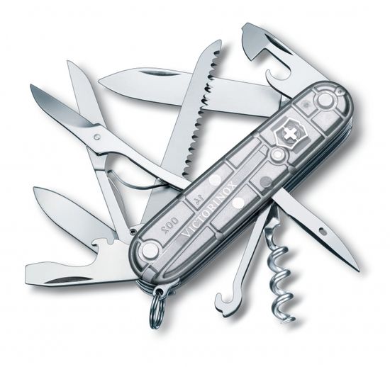 Складной нож Victorinox Мод. Huntsman SilverTech (91 мм) - 15 функций