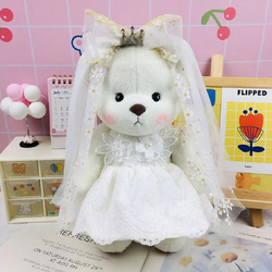 Костюм принцессы для мягкой игрушки мишка KiDWoW для девочек и мальчиков