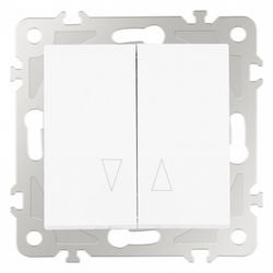 Выключатель для жалюзи без рамки Arte Milano 206 206.38-2.white