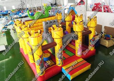 Коммерческий надувной батут "Замок дракона"