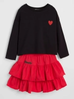 Костюм для девочки с сердечком