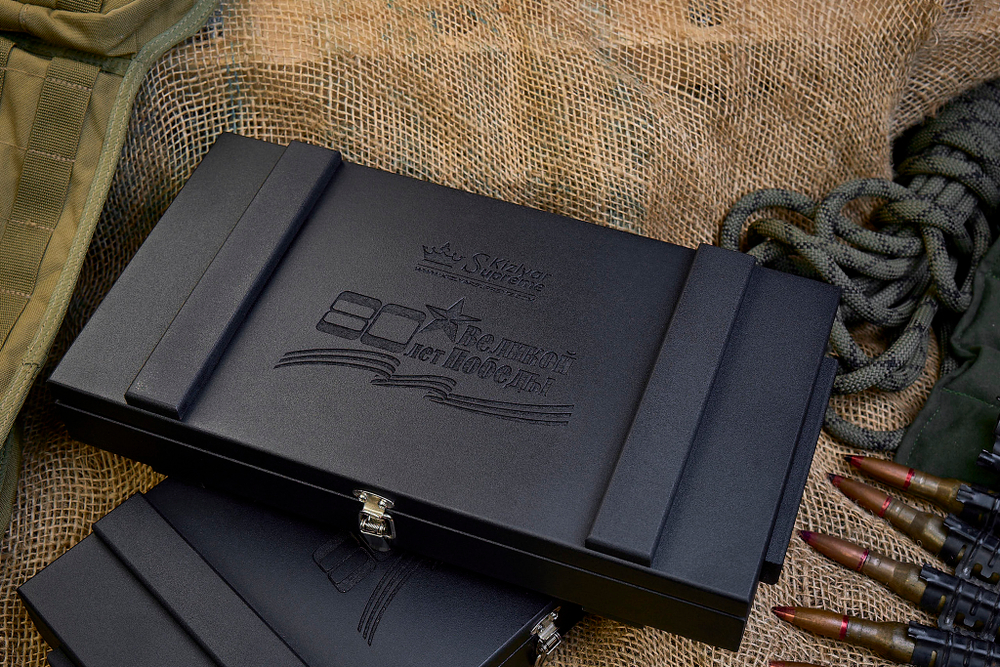 Подарочный набор: Alpha D2 TacWash и шкатулка 80 лет Великой Победы