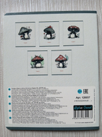 Тетрадь 48 листа А5+.  "Несъедобный...", общая, клетка. Формат А5+ (163*203 мм). Арт.120037. С полями. Комплект 5 шт.