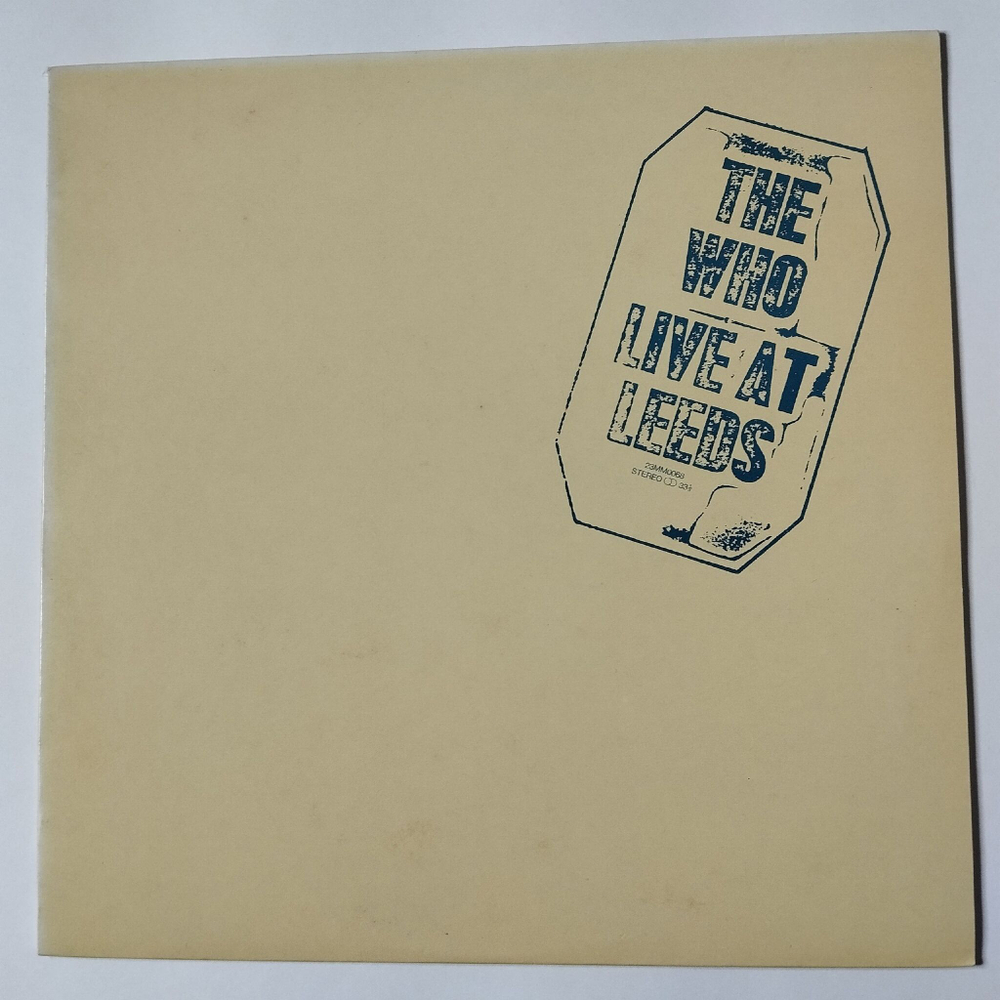 Винтажная виниловая пластинка LP The Who Leeds (Japan 1981) (No Obi)