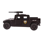 Модель ин. мет. "Военный внедорожник пикап" 12см, черн, коробка HUMVEPICKUP-12-BK (Технопарк)