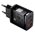 Зарядное устройство Baseus Compact Quick Charger 2U+C 30W - Black