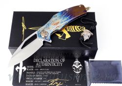 Нож Marfione Custom Matrix-R Titanium Galactic Acidфотография - 1