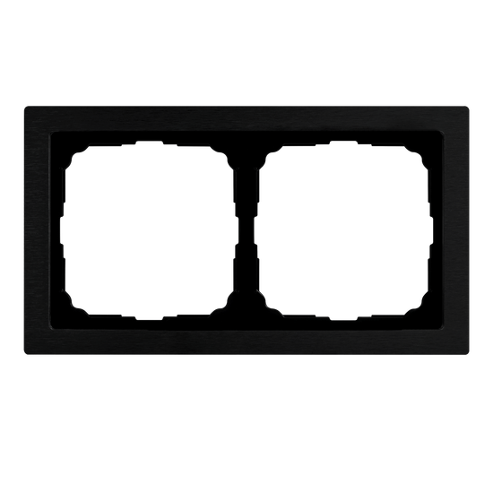 Рамка 2-м ArtGallery Pure метал. оникс SE GAL312302