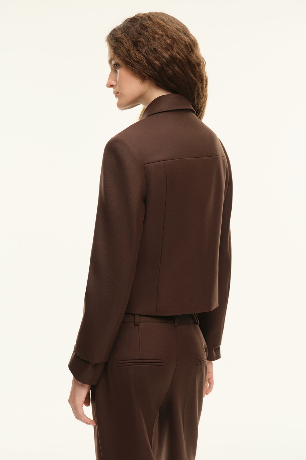 Жакет на молнии ((Андреа Сакс)), коричневый