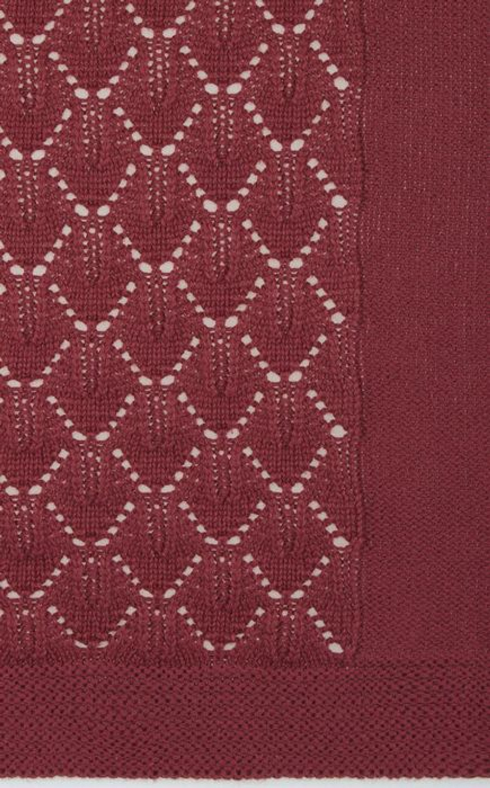 Элитный плед -покрывало Imperio 283 винный от Luxberry фрагмент