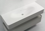 Тумба с раковиной Vincea Caprise 100 VMC-4CA100MLG/VCB-4CA100MWLG светло-серый матовый
