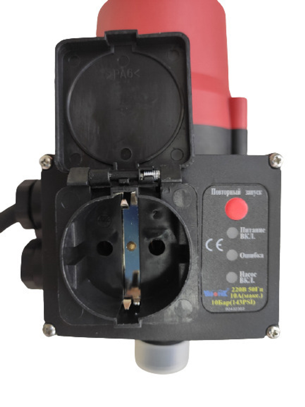 Блок автоматики Vodotok ЭДД-2-Р для насоса, кабель 1,3 м + розетка