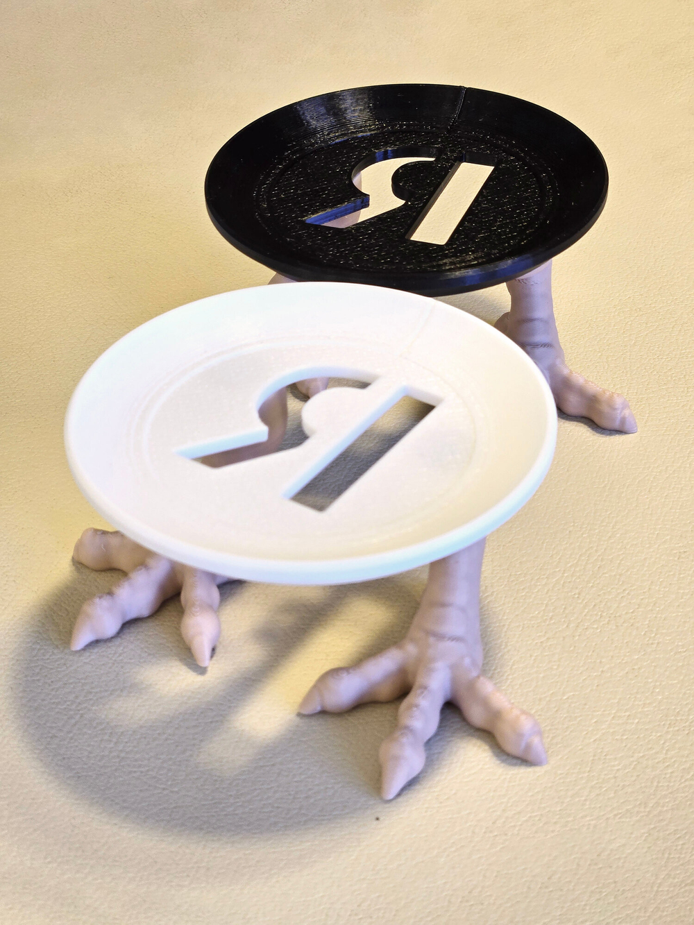 Шуточная подставка для Яндекс станции мини3 и мини3 Про (Яндекс-Алиса) 3D печать, белая