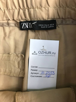 Брюки Zara свободного кроя, маркировка М, визуально на 46 размер