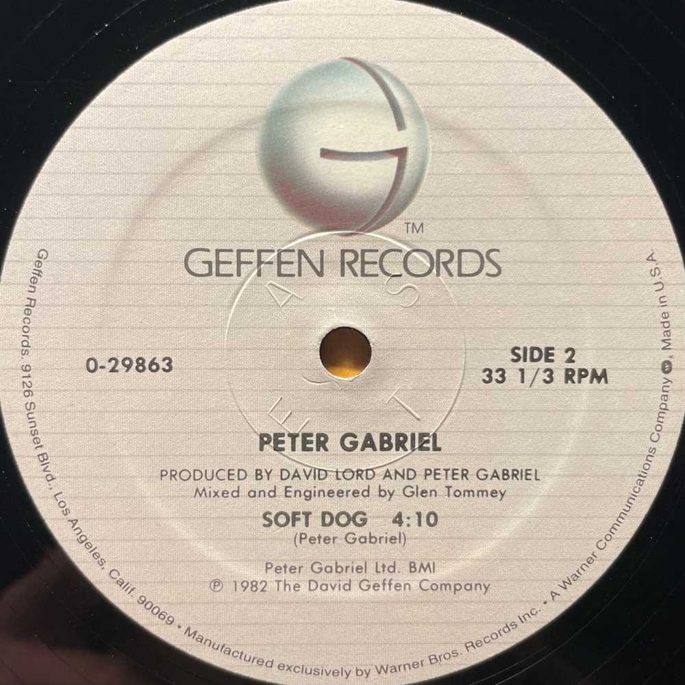 Peter Gabriel ‎– Shock The Monkey (США 1982г.) EP