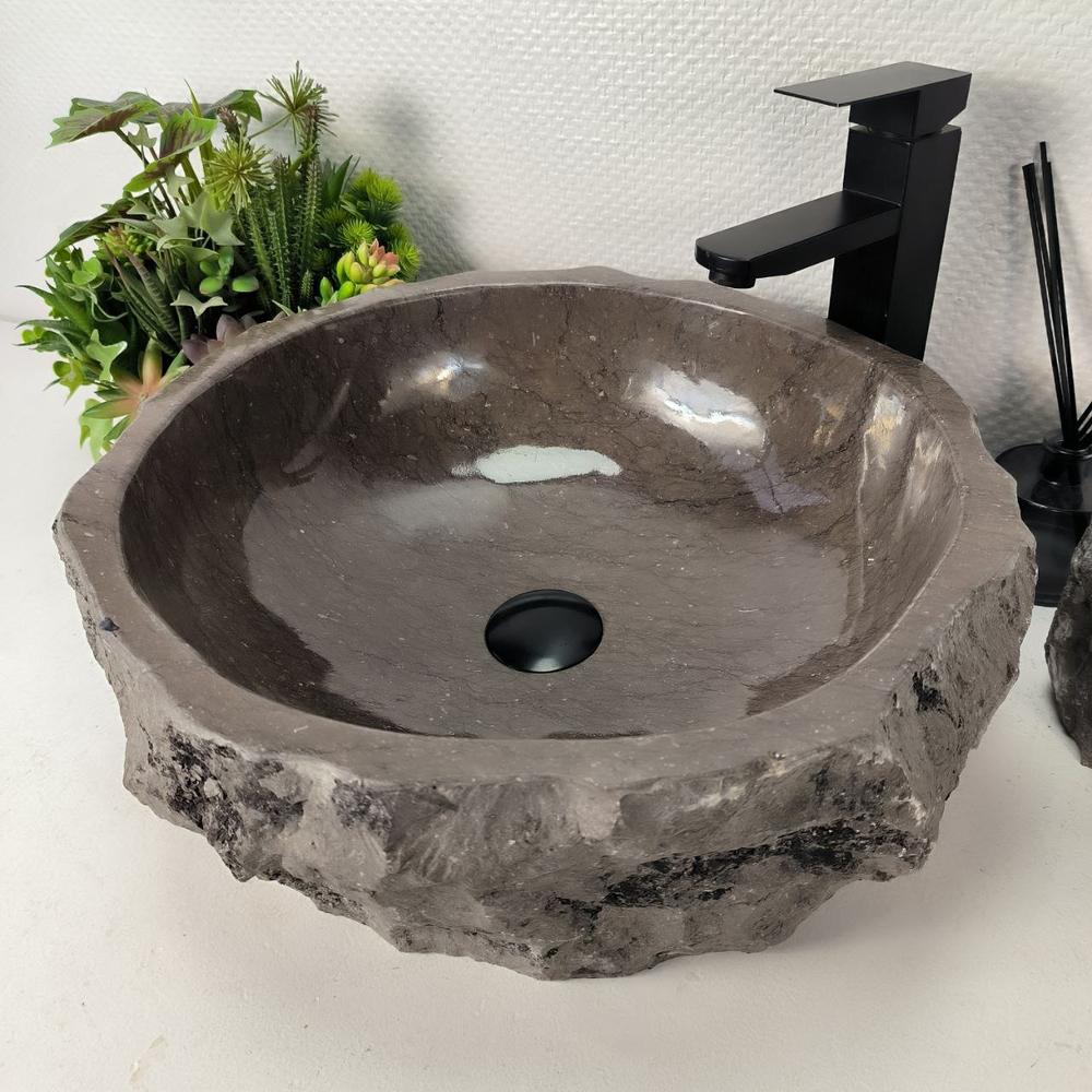 Раковина из мрамора Erozy Grey EM-64973 45*44*16 0887