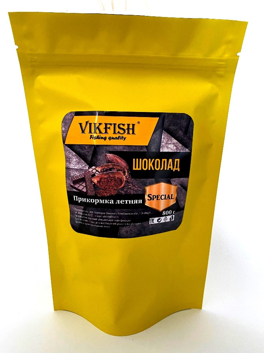 Прикормка VIKFISH Special  Летняя (Шоколад) 800гр.