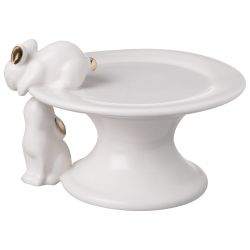 БЛЮДО НА НОЖКЕ 16.8*14.5*10.5 СМ