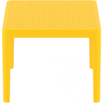 Столик пластиковый журнальный Siesta Contract Sky Side Table, желтый
