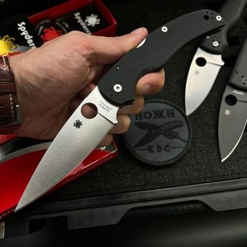Складной нож Spyderco Native Chief C244GP c клинком из стали CPM-S30V, рукоять G10