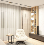 DK8012-BG Акцентный светильник SMART SPOT DOUBLE 2x9W DIM 3000K-6000K, матовое золото с черным