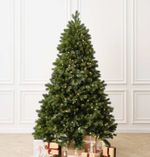 Елка с гирляндой встроенной «La Manche» (Литая хвоя) 270 см / 2,7 м