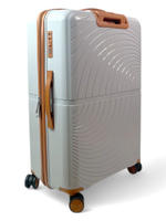Большой чемодан Bon-Voyage PP Wave, Светло-серый, L