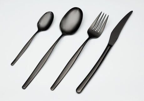 Набор столовых приборов на 6 персон 24 предмета Belo Inox Bali черный