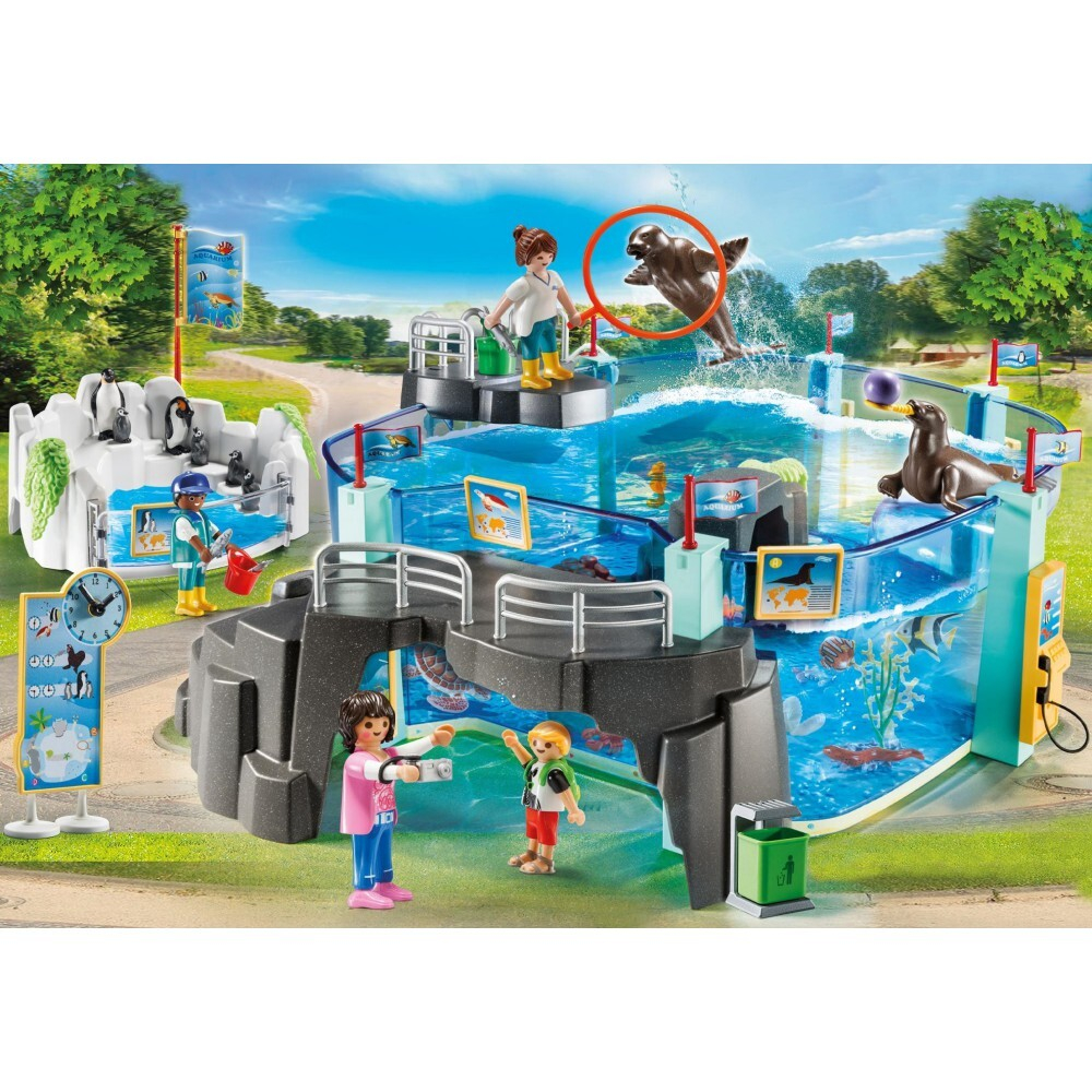 Playmobil - Океанариум Family Fun с бассейном для пингвинов 70537 / артикул   70537  / GTIN 4008789705372