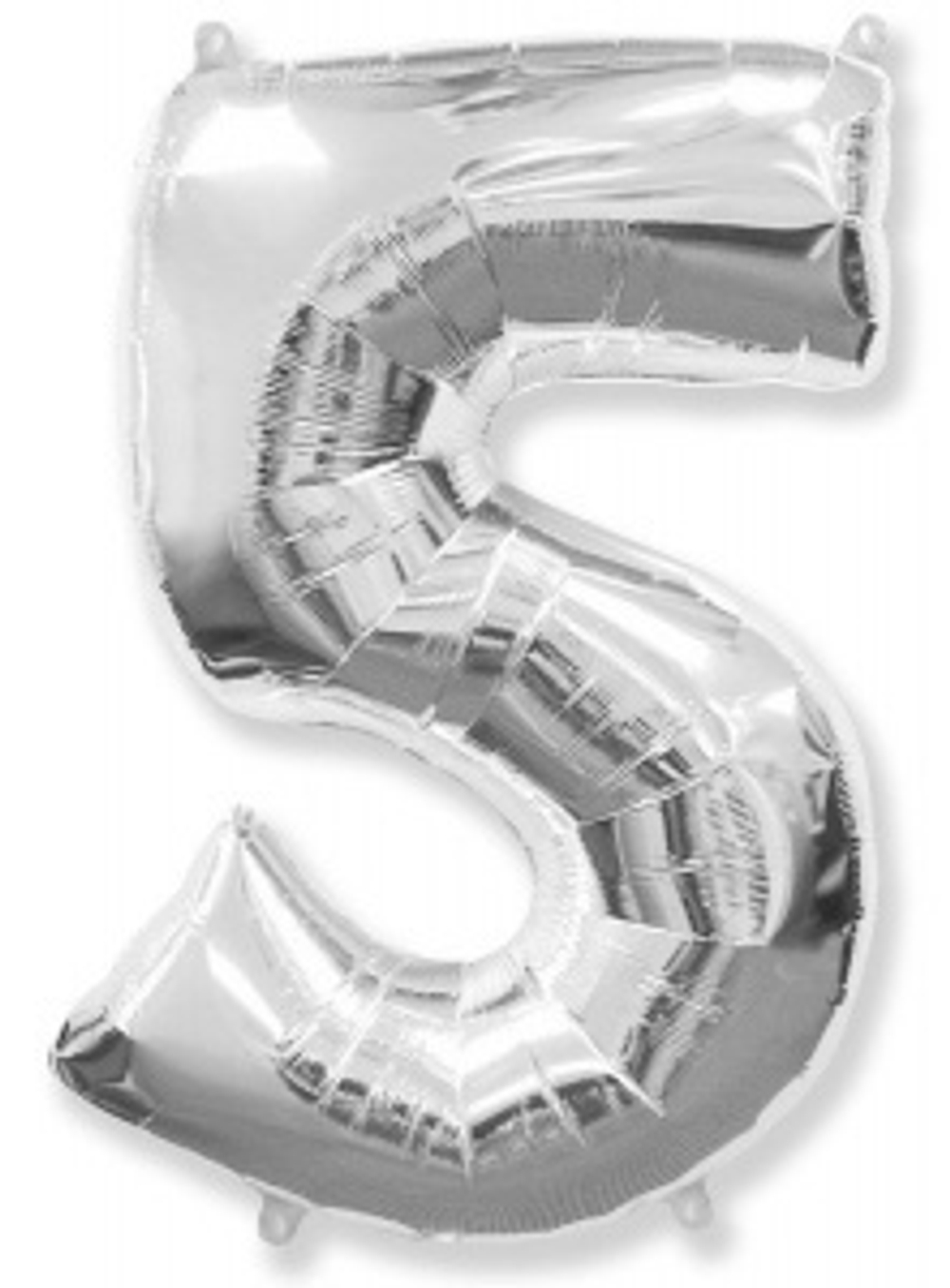 Цифра "5" серебро