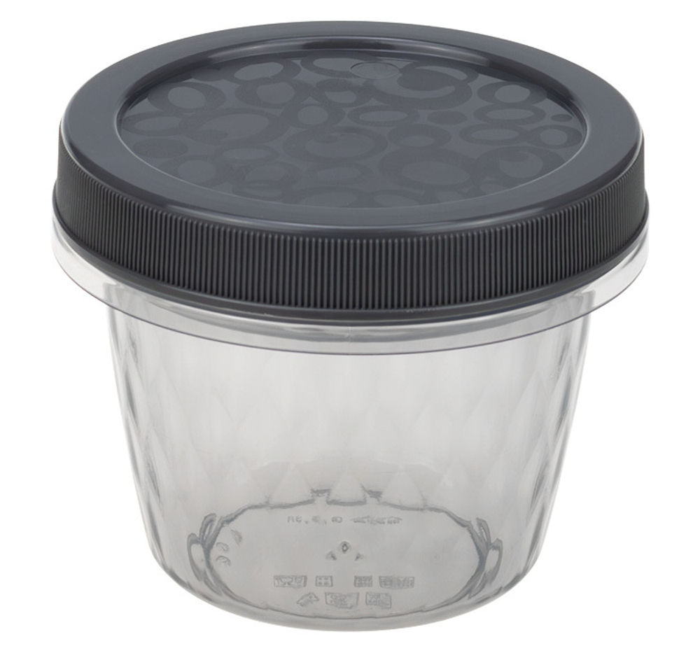 Емкость для продуктов с завинчивающейся крышкой РОЛЛ 0,3л микс (разноцветный) М1470