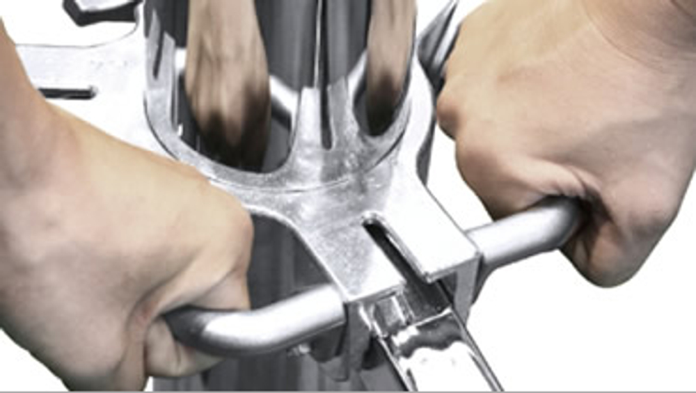 KUPO 756M Jumbo Stand w/Braked wheel. Стойка на колёсах (193-610см ↓70 кг) с редукторным механизмом