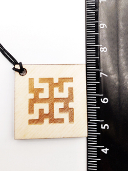 Деревянный славянский оберег Духобор