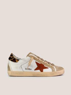 Super Star in nappa leather and mesh with suede star and pony skin heel tab