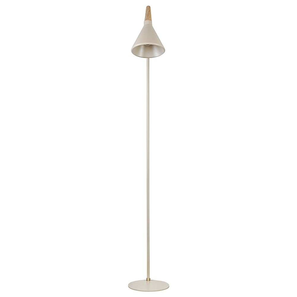 Торшер Thor, 164 см, бежевый