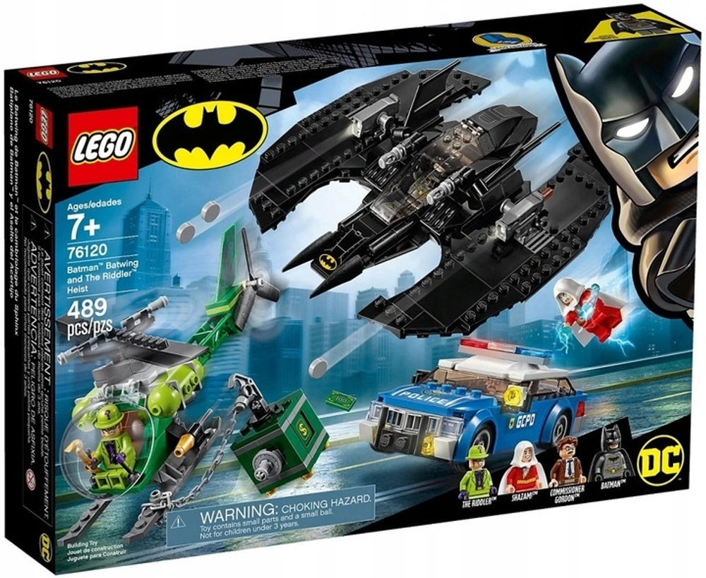 Конструктор LEGO DC Batman 76120 Бэткрыло и ограбление Загадочника купить в  Москве | Доставка по России.